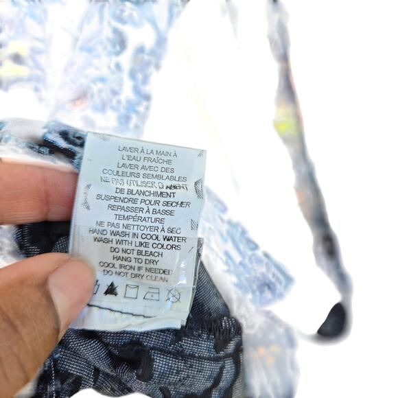 Dalia Womens Sheer Burnout Velvet Whimsigoth Boho Fairy Grunge Witchy L Tassels - Picture 9 of 12